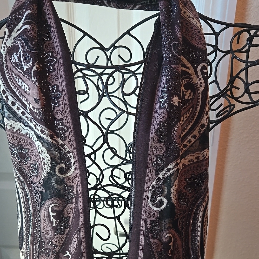 Beautiful Paisley Multicolored Scarf